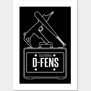 D-Fens License Plate Posters and Art